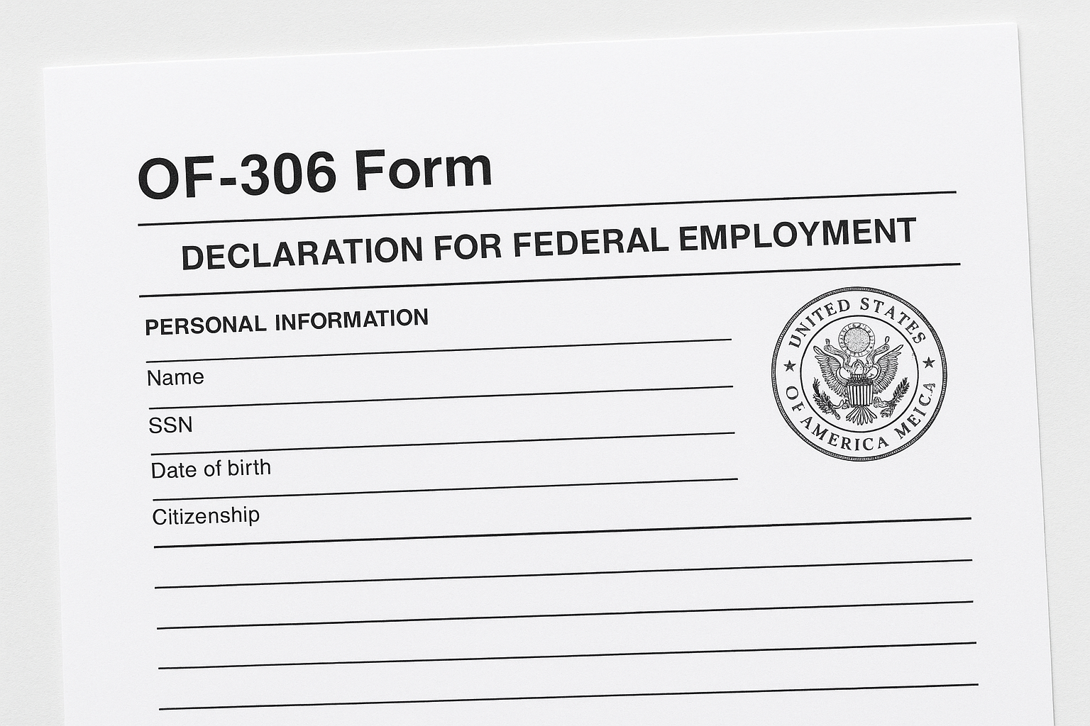 Understanding the OF-306 Form (for Federal Job Seekers) - Job Seekers Blog - JobStars USA